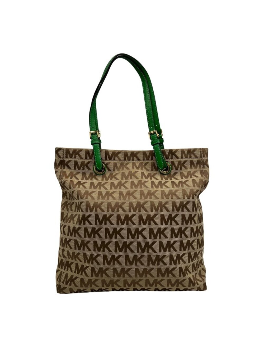 Michael Kors Jet Brown Canvas Travel Tote Bag